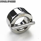 Stainless Steel Scrotum Separated Ring Chastity Devices Restraint Scrotum Ring 