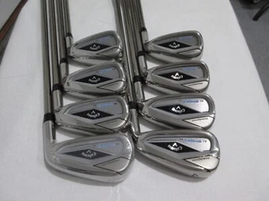 Callaway Paradym Ai Smoke HL Iron Set - 6-PW, AW, GW SW - Mamiya Stiff Graphite - Picture 1 of 12