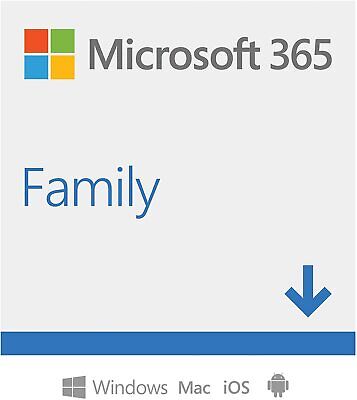 Microsoft Office 365 Hogar Familia  Para PC Y Mac, Hasta 6 Usarios 1 Año EU ES • 59.95€