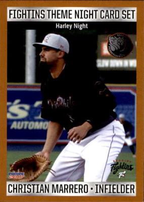 2017 Reading Fightins Theme Night Choice 27 Christian Marrero Miami Florida Card - Image 1 of 2