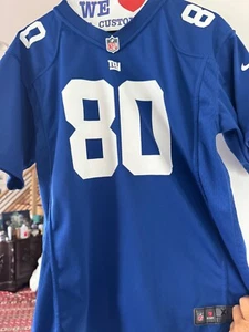 Victor Cruz New York Giants Jersey Youth XL Blue Reebok NFL On Field Equipment - Picture 1 of 7
