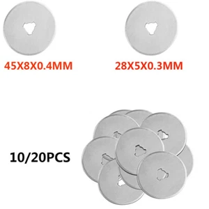 10/ 20X 28/ 45mm Rotary Cutter Blade Patchwork Leather Fabric Paper Cut Blade KD - Picture 1 of 11