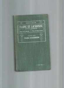 FLORE DE LA SUISSE TOME 1 FLORE D'EXCURSION - Picture 1 of 2