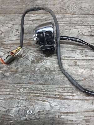 Harley Davidson Road King 1998 98 94-98 paquete de control de manillar lateral izquierdo cromado Foto 1 de 4