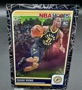 2023-24 Panini Haunted Hoops Isiah Wong #139 Holo Webs - Bild 1 von 2
