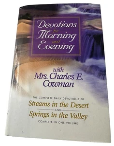Devotions for Morning and Evening with Mrs. Charles E. Cowman Hardback Book - Foto 1 di 16
