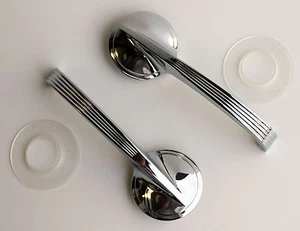 1949 Chevy 50 CAR Pair of INT Door Handles Chrome NEW - Picture 1 of 1