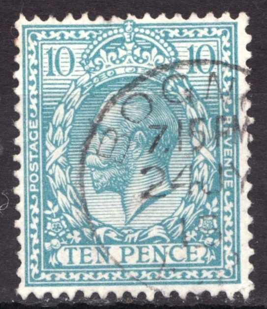 1912-13 Great Britain Sc #171 - Ten Pence KGV - Used postage stamp Cv$13.50 - Image 1 of 1