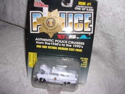 RACING CHAMPIONS POLICE U.S.A.1956 FORD VICTORIACOLORADO STATE POLICE #1 - Imagem 1 de 3