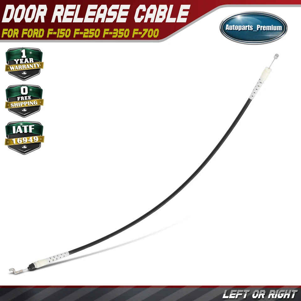 Cable de liberación de pestillo de puerta izquierda o derecha para Ford F-150 F-250 F-350 F-700 20,13" Foto 1 de 4