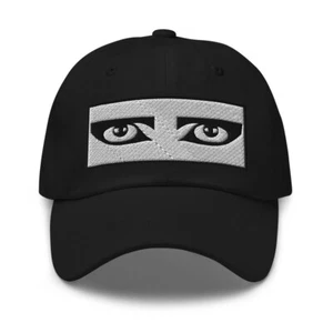 Goth Eyes Siouxsie and the Banshees Embroidered Baseball Cap Dad hat - Picture 1 of 3
