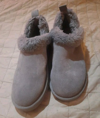 Scarpe Kookaburra By Ugg grigie taglia 8 stivaletti bassi da donna stivali caldi fuzzy belli