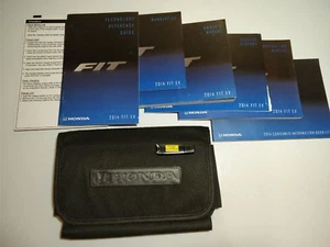 2014 HONDA FIT EV OWNERS MANUAL GUIDE BOOK SET WITH NAVIGATION MAP USB - Foto 1 di 1