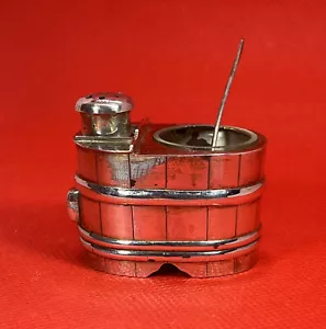 Set shaker sale e pepe vintage giapponese argento sterling barile a fascia - Foto 1 di 13