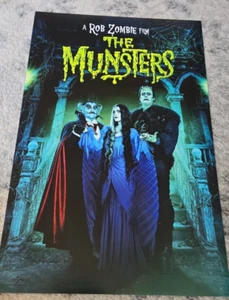 2022 SDCC COMIC CON EXCLUSIVE ROB ZOMBIE THE MUNSTERS POSTER GRANDPA HERMAN - Picture 1 of 1