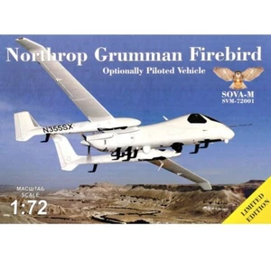 SOVA-M SVM 72001 Kit de avión modelo de plástico 1:72 Northrop Grumman Firebird OPV - Imagen 1 de 12