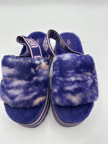 UGG Sandalo donna discoteca marmo slide viola notte 1122032 taglia 7