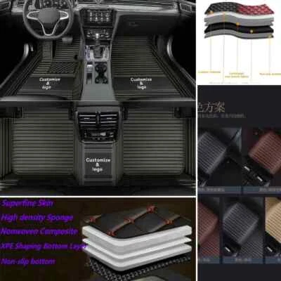 For Kia Sedona Seltos Sonet Sorento Soul Spectra Sportage Auto Car Floor Mats Foto 1 de 4