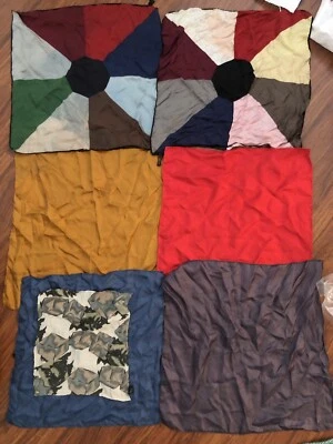 批量 7 件 真丝手帕 口袋 方形 Ashear — 第 1/4 张图片