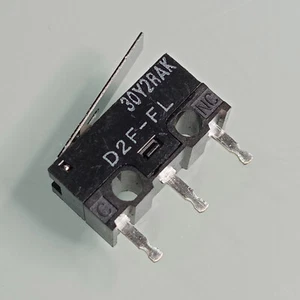 Omron D2F-FL Micro Switch – SPDT 5A 125V, Flat Lever – New Genuine - Picture 1 of 5