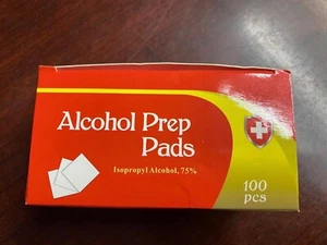 5000 count 75% Alcohol Prep Pads Individually Sealed Alcohol Wipes exp 2022 - Picture 1 of 4