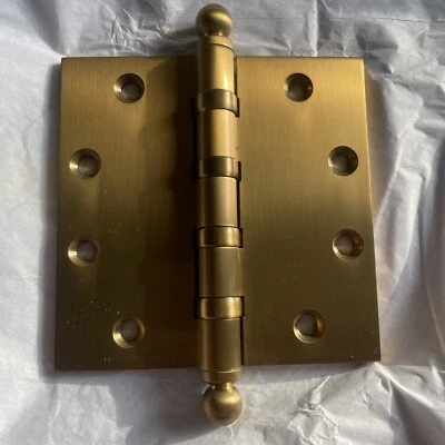 Merit 121BB-4.5x4.5 calibre pesado quatro rolamentos de esferas dobradiça acabamento esférico 3 pares - Imagem 1 de 4