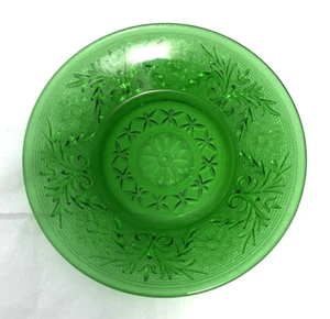 Placa de repuesto vintage Anchor Hocking verde esmeralda 4,5" B4-4*J - Imagen 1 de 6