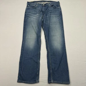 Jeans Levis Uomo 38x32 Blu 559 Relaxed Vestibilità Dritta Lavaggio Medio Denim Lavoro Logo - Foto 1 di 10