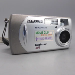 Samsung Digital Camera Digimax 401 4.0MP Silver Tested - Picture 1 of 10