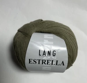 LANG ESTRELLA ITALY RIBBON YARN 100 % COTTON 1PK. Buy More And Save On Shipping - Picture 1 of 2