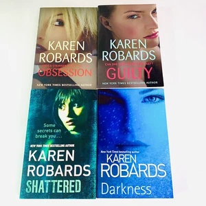 4x Karen Robards Large Paperback Book Bundle Lot Romantic Suspense Thriller - Picture 1 of 12
