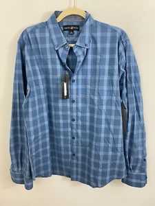 NEW Mens Beverly Hills Polo Club Long Sleeve Button Up Collared Shirt Size Large - Picture 1 of 7