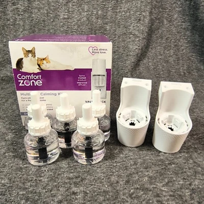 Kit difusor calmante para gatos Comfort Zone 2 difusores 5 recambios de feromonas Foto 1 de 4