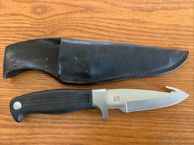 Kershaw Japan Kai 2014 Fixed Blade Gut Hook Knife Skinner Skinning w/ Sheath - Image 1 of 3