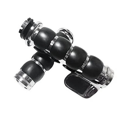 Empuñaduras de motocicleta 7/8" 22 mm empuñadura antideslizante con asistencia de acelerador plateadas Foto 1 de 4