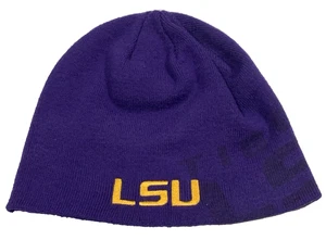 Nike LSU Tigers Beanie Lila Gold Totenkopf Mütze Strumpf Rodel Strick Wollmütze - Bild 1 von 4