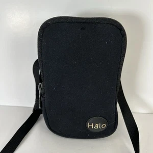 Sac bandoulière Halo noir néoprène pour appareil photo fermeture éclair bandoulière - Photo 1 sur 11
