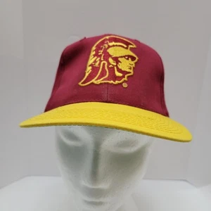 VTG USC Snapback Hat Sports Specialties Cardinal And Gold Licensed Cap Trojans - Picture 1 of 13