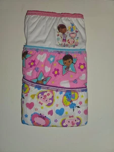 Doc McStuffins Underwear 3 Girl's Panties Disney Jr. Size 6 New - Picture 1 of 1