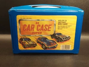 Vintage 24 Super Car Case With Both Trays Tara Toy Corp. Model 20100 - Picture 1 of 8