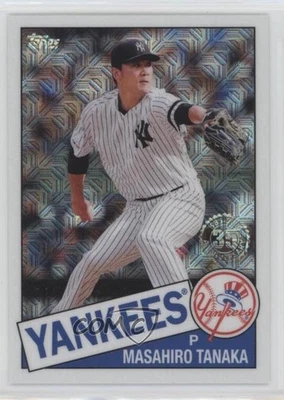 2020 Topps Silver Pack 1985 Chrome Baseball Series 2 Masahiro Tanaka #85TC-28 - Image 1 of 2