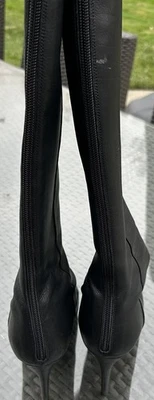 Botas de aguja hasta la rodilla de cuero negras Jimmy Choo para mujer talla 36 Italia Foto 1 de 4