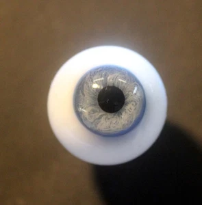 Glasaugen für Reborn-Puppen rund 20 mm Ø hellblau Nr.20 - Bild 1 von 1