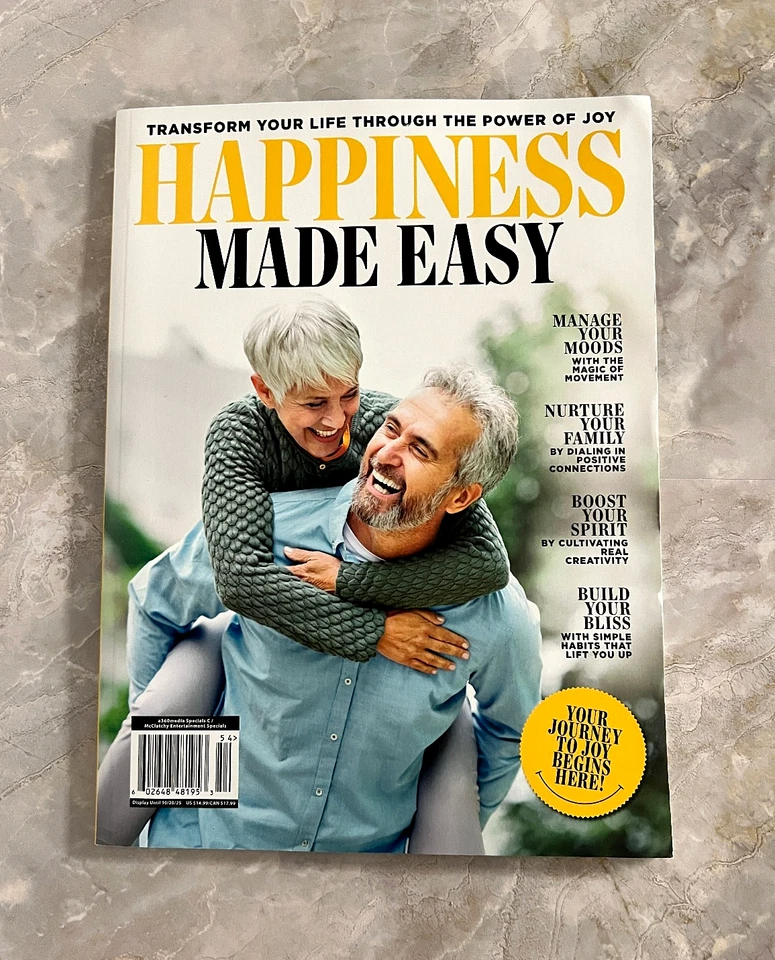 HAPPINESS MADE EASY MAGAZINE 2025 • Transform Your Life With The Power Of Joy - Image 1 of 1