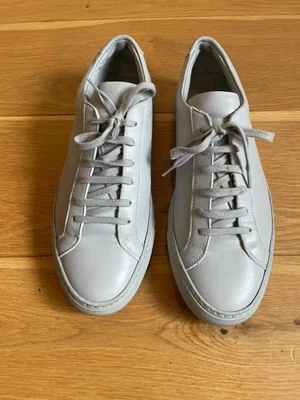 COMMON PROJECTS ACHILLES LOW GREY TRAINERS RARELY WORN SIZE UK 6.5  EU 40 VGC - Image 1 of 4
