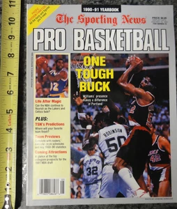 The Sporting News Pro Basketball 1990-91 Annuario Times Mirror Co. - Foto 1 di 11