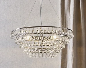 The White Company Glass Orb Chandelier Pendant Ceiling Light - Picture 1 of 7
