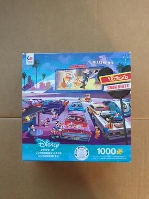 Disney Drive-In Mickey Minnie Goofy Donald Daisy 1000 Puzzle Nuevo Ceaco Foto 1 de 4