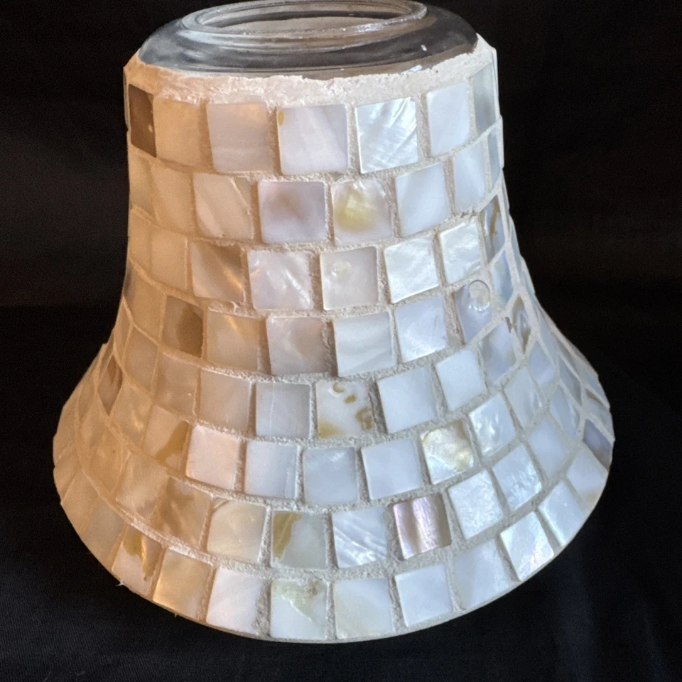 Yankee Candle большая перламутровая радужная мозаика плитка абажур - Изображение 1 из 4