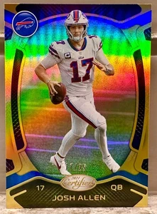 CAMISETA # PARTIDO! ¡Josh Allen Gold 2021 certificado Panini 17/25! BILLETES (1/1)! - Imagen 1 de 3